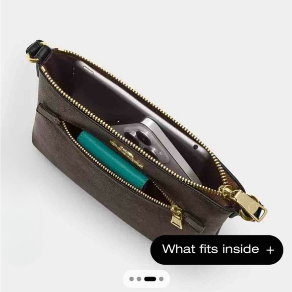 Authentic Coach Mini Rowan File Bag - Picture 5 of 6